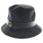 ショッピングＧＧキャンバス GUCCI グッチ GGキャンバス バケットハット 帽子 ブラック 576587 4HG53