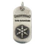 CHROME HEARTS クロムハーツ RAISED STAR DOGTAG ロサンゼルス限定 レイズドスタードッグタグ ペンダントトップ シルバー