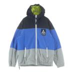 DIESEL ディーゼル ONLY THE WAVES BEACHWEAR オンリー ザ ウェーブス ビーチウェア ジップアップ パーカー ブラック/ブルー/グレー