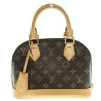 LOUIS VUITTON ルイヴィトン モノグラム アルマBB 2WAY レザーハンドバッグ ショルダーバッグ ブラウン レディース M53152