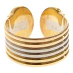 Cartier カルティエ C2 ドゥーブルC リング スリーカラー 750YG/WG/PG イエローゴールド×ホワイトゴールド×ピンクゴールド 指輪 アクセサリー ジュエリー