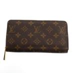 LOUIS VUITTON ルイヴィトン モノグラム ジッピーウォレット ブラウン PVC M42616 長財布
