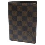LOUIS VUITTON ルイヴィトン ダミエ クーヴェルテュール ブラウン PVC N60188 カードケース ウォレット 二つ折り財布