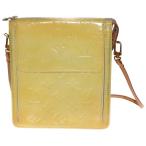 ショッピングヴェルニ LOUIS VUITTON ルイヴィトン モノグラムヴェルニ モット ハンドバッグ ミニバッグ ゴールド金具 イエロー パテント×レザー M91059