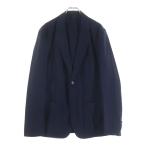 HERMES エルメス ナイロンシングルテーラードジャケット ネイビー 41-5507