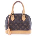 ショッピングモノグラム LOUIS VUITTON ルイヴィトン アルマBB モノグラム PVC レザー 2WAY ハンド ショルダーバッグ ゴールド金具 ブラウン M53152