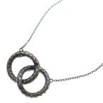 BOTTEGA VENETA Bottega Veneta сетка колье подвеска цепь серебряный GP