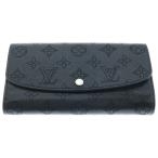 ルイヴィトン モノグラムマヒナ ポルトフォイユ イリス ロングウォレット 長財布 カードケース ブラック ノワール M60143 シルバー金具