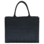 Christian Dior クリスチャンディオール Book Tote ブックトート カナージュ キャンパス ミディアム トートバッグ ブラック レディース