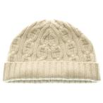 ショッピングHERMES HERMES エルメス シェーヌダンクル カシミヤ ニット帽 ビーニー ベージュ