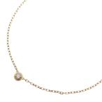 Cartier カルティエ ダムールSM 1Pダイヤネックレス ペンダント チェーン ピンクゴールド Au750