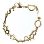 DIOR ディオール DIOR PARIS ロゴ ブレスレット ゴールド GP アクセサリー
