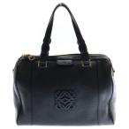 LOEWE ロエベ フスタ25 ブラック レザー 2WAY ショルダーバッグ ハンドバッグ ゴールド金具