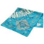 HERMES ( Hermes ) Calle 90kli Katty s шелк шарф голубой 