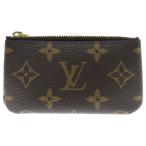LOUIS VUITTON ルイヴィトン モノグラム ポシェットクレ コインケース 小物入れ バッグチャーム ブラウン レザー ゴールド金具 M62650