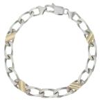 TIFFANY &amp; Co. Tiffany Figaro цепь браслет серебряный × желтое золото Sv925/Au750