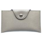 HERMES エルメス イリアード シェーブルシャムキラ カードケース シルバー K刻印