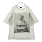 VINTAGE ヴィンテージ 90s KERMIT CLEIN UNDER WHERE? フロントプリント 半袖Tシャツ カットソー ホワイト