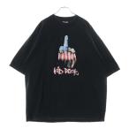 ヴィンテージ 90〜00s KID ROCK AMERICAN BAD ASS MIDDLE FINGER TEE キッドロック USA製 両面プリント 半袖Tシャツ カットソー ブラック