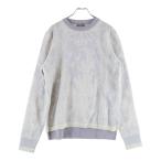 DIOR ディオール 19AW SILK PULLOVER NEUTRALS SWEATERS 総柄 レイヤード ニット セーター パープル 923M613AT942