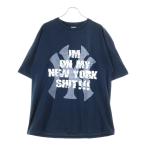 ショッピング半袖 VINTAGE ヴィンテージ 00S BUSTA RHYMES NewYorkShitプロモT GILDANボディ バスタライムズ 両面プリント半袖Tシャツ ダークネイビー