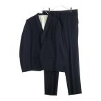 GUCCI Gucci одиночный breath 1B tailored jacket боковой линия s подставка брюки выставить костюм черный 