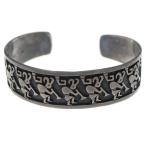 INDIAN JEWELRY индеец ювелирные изделия HOPI TRIBE NATIVE AMERICAN BANGLE SPIDER ho pi группа Spider браслет браслет серебряный 