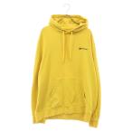 BURBERRY LONDON バーバリーロンドン 20SS Logo Hoodie ロゴプリントプルオーバーパーカー フーディー イエロー 8024362