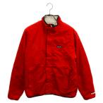 SUPREME シュプリーム 18AW Reversible Logo Fleece Jacket リバーシブル 総柄ロゴ フリースジャケット レッド