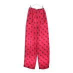 BALENCIAGA バレンシアガ WFP Trousers 594891 TIL21 WFPプリント トラウザーパンツ 総柄 ピンク