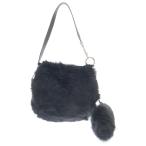 BURBERRY バーバリー Medium Knight Leather Bag ミディアムナイトバッグ レザーショルダーバッグ ブラック8075246