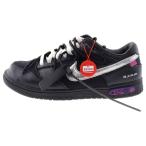 ナイキ ×OFF-WHITE DUNK LOW 1 of 50 Black DM1602-001 50×オフホワイト ダンク ローカットスニーカー ロット50 ブラック US9.5/27.5cm