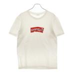 SUPREME シュプリーム 17SS ×COMME des GARCONS BOX Logo Tee コムデギャルソンシャツ ボックスロゴ半袖Tシャツ ホワイト/レッド