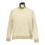 ショッピングPRADA PRADA プラダ ジャガードロゴタートルネックニットセーター ナチュラル/グリーン UMR534