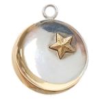CHROME HEARTS クロムハーツ STAR CRESCENT スタークレセント 22Kコンビ ペンダントトップ シルバーxゴールド BCA316