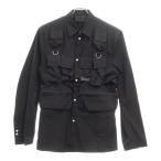 PRADA プラダ 24SS Multi Pocket Shirt Jacket マルチポケット 長袖シャツジャケット ブラック UGI267 SAAO 1XV2