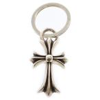 CHROME HEARTS クロムハーツ CH CRS SML スモールCHクロス キーリング シルバー
