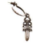 CHROME HEARTS クロムハーツ No5 DAGGER #5 ダガーフープ ピアス シルバー BCA106
