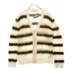 MARNI マルニ 22AW Mohair and Wool Blend Cardigan モヘアニット ボーダーカーディガン マルチ CDMG0051Q3 UFU116