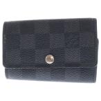 LOUIS VUITTON ルイヴィトン ミュルティクレ 6 ダミエ グラフィット キーケース ブラック N62662
