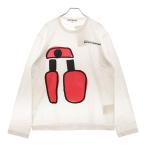 COMME des GARCONS コムデギャルソン 19AW フロントプリント 長袖Tシャツ ロンT カットソー ホワイト OD-T206