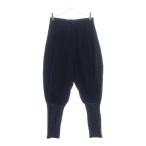 Yohji Yamamoto ヨウジヤマモト コットンサルエルパンツ ロングパンツ ブラック FG-P04-813