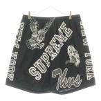 SUPREME シュプリーム 25SS Varsity Mesh Short バーシティ メッシュ ショーツ ハーフパンツ ブラック/ホワイト