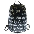 SUPREME シュプリーム 15AW ×THE NORTH FACE Base Camp Crimp Back Pack ザノースフェイス 総柄リュックサック バックパック ブラック