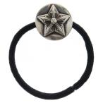CHROME HEARTS クロムハーツ HAIRBAND スターボール ヘアバンド ヘアゴムコンチョ シルバー BCA409