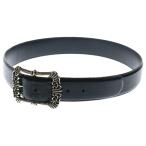 CHROME HEARTS クロムハーツ BLT FILIGREE OTJ フィリグリーOTJバックル レザーベルト ブラック/シルバー