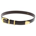 CELINE セリーヌ Leather Belt レザーベルト ブラウン