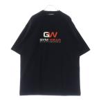 BALENCIAGA バレンシアガ 20AW Gym Wear Logo T-Shirt ジムウェア 半袖Tシャツ ブラック 620969 TIVD5