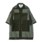 Rick Owens リックオウエンス 23SS MAGNUM TOMMY SHIRT マグナム トミー半袖シャツ カーキ RU01C4298 OS