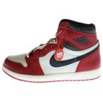 ナイキ Air Jordan 1 エアジョーダンファーストハイオージーロストアンドファウンド US9.5/27.5cm レッド/ホワイト DZ5485-612